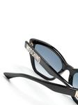 Moschino Eyewear солнцезащитные очки в оправе 'кошачий глаз', черный - фото 3