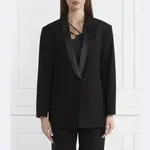 Элегантная куртка-амусар оверсайз Hugo, черный - фото