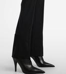 Шерстяные брюки габардин McQueen, Black - фото 5