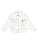 Джинсовая куртка со смайликом Palm Angels, синий - фото