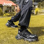 Кроссовки JEEP SPIRIT Chunky Sneakers Men Low-top Silver, черный - фото 16