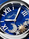 Часы Луна и звезды 36 мм Chopard, синий - фото 3