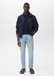 Зауженные джинсы MANGO MAN Ben, Sky blue - фото 9