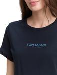 Футболка TOM TAILOR, Navy/Sky blue - фото 3