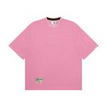 Футболка с вышитым логотипом A Bathing APE Aape, розовый - фото