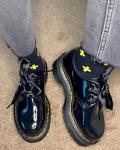 Женские кожаные туфли на платформе Holly Dr. Martens - фото 6