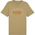 PUMA Футболка GRAPHICS Collegiate мужская light brown - фото