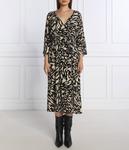 Платье женское Ba&Sh миди с узором, черный - фото