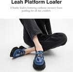 Женские лоферы COACH Leah на платформе, Denim - фото 2