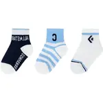 Носки 3 пары Дети 3-7 лет Converse, 3 пары (Белый/Синий/Темно-синий) - фото