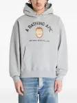 Худи с логотипом A BATHING APE, серый - фото 3