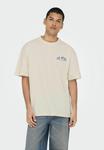 Футболка с принтом ONSBLIGH Only & Sons, бежевый - фото