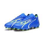 Кроссовки ultra match fg/ag 'ultra blue white green' Puma, синий - фото 2