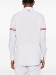 Thom Browne рубашка с полосками RWB, белый - фото 4
