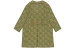 Детское шерстяное пальто GUCCI, зеленый - фото 4