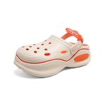 Сабо женские Exull Q, бежевый/оранжевый - фото 3