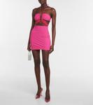 Мини-платье с халтернеем Nensi Dojaka, розовый - фото 2