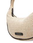 Сумка Pinched Raffia Medium Shoulder B LV04F3079G Calvin Klein, бежевый - фото 2