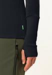 Топ Vaude Long sleeved top, Black - фото 5