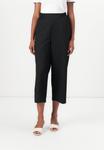 Брюки TOM TAILOR DENIM STRUCTURED CULOTTE, Deep Black/Black - фото