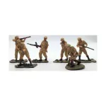 Набор британской пехоты (Африканский театр) №1, WWII - Loose Miniatures (1:32) - фото