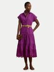Платье-рубашка regular fit 200970821001 Lauren Ralph Lauren, фиолетовый - фото