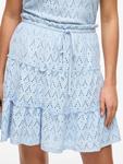 Мини-юбка Vila, светло-синий - фото 4