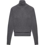 Шерстяной джемпер Burberry, серый - фото 3