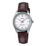 Часы CASIO Quartz Waterproof White Dial White Analog, белый - фото