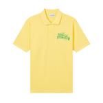 Поло с логотипом LACOSTE, ярко-желтый - фото