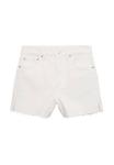 Джинсовые шорты WITH FRAYED HEM Mango, белый - фото 5