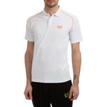 Футболка поло мужская белая EA7 EMPORIO ARMANI - фото 4