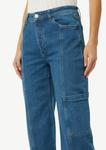 Джинсы comma casual identity Regular Cargo Jeans, синий деним - фото 3