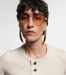 Солнцезащитные очки Sardine Aviator Bottega Veneta - фото 6