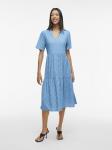 Миди платье VILA VIKawa, Light blue - фото 6