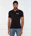 Рубашка поло Slim fit Versace Jeans Couture, черный - фото