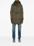 Куртка с капюшоном и эластичным шнурком по подолу Anerkjendt, зеленый - фото 2