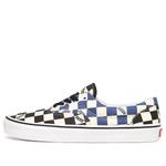 Кроссовки era 'big check - black navy' Vans, синий - фото