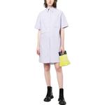 Боксовое платье-рубашка KENZO, фиолетовый - фото 4