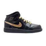 Кроссовки Air Jordan 1 Phat PS 'Metallic Gold', черный - фото