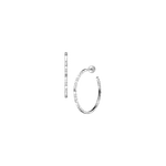 Chopard - Серьги-кольца Ice Cube из белого золота - фото