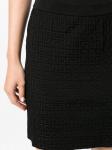Givenchy жаккардовая юбка мини с монограммой 4G, черный - фото 5