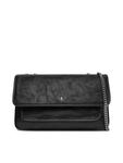 Сумочка Chain Ew Flap Conv Chain Bag LV04K3084G Calvin Klein Jeans, черный - фото
