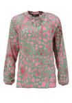 Блуза Aniston CASUAL, Green/Pink - фото