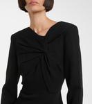 Платье кади Roland Mouret, черный - фото 4