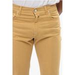 Джинсы ID LUXURY Straight Fit с вышитым логотипом Corneliani, Yellow - фото 3