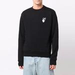 Толстовка fw21 logo arrow pattern version black Off-White, черный - фото 3