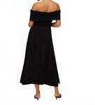 Ella Off The Shoulder Midi In Black Fifteen Twenty - фото 2