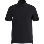 Поло с вышитым логотипом HUGO BOSS, черный - фото
