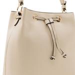 Сумка-мешок L.CREDI Ebony, экрю - фото 4